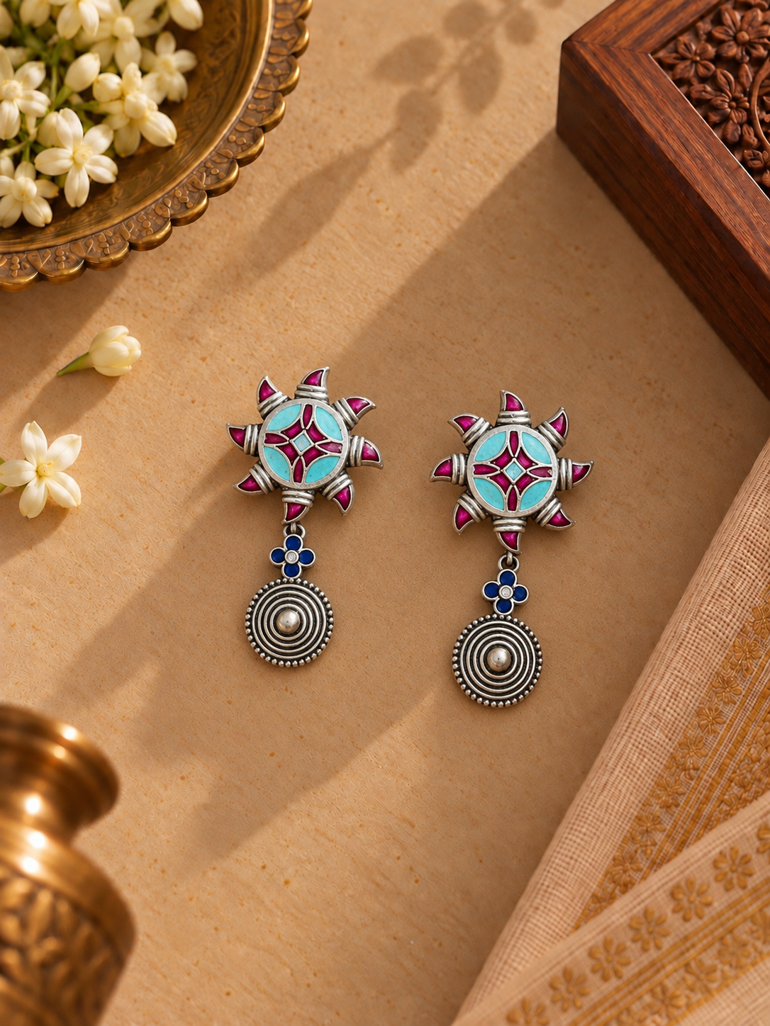 Neel Handpainted Earrings