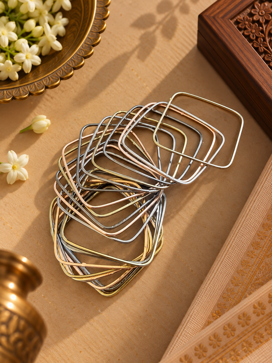Multicolour Square 24 Bangle Set | 2.4