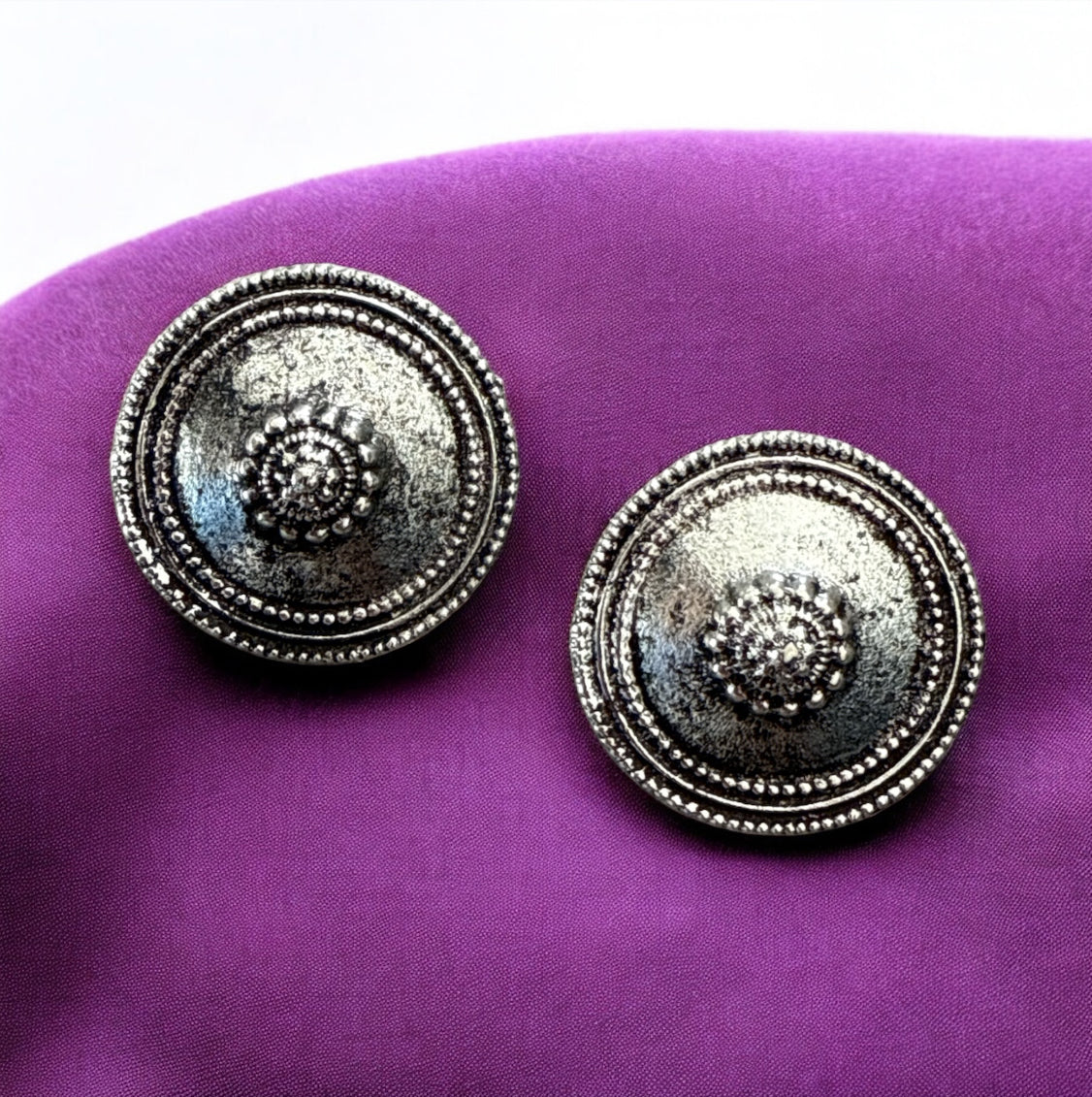 Earcuff Single | Ethnic Silver-Look Garba Jewellery