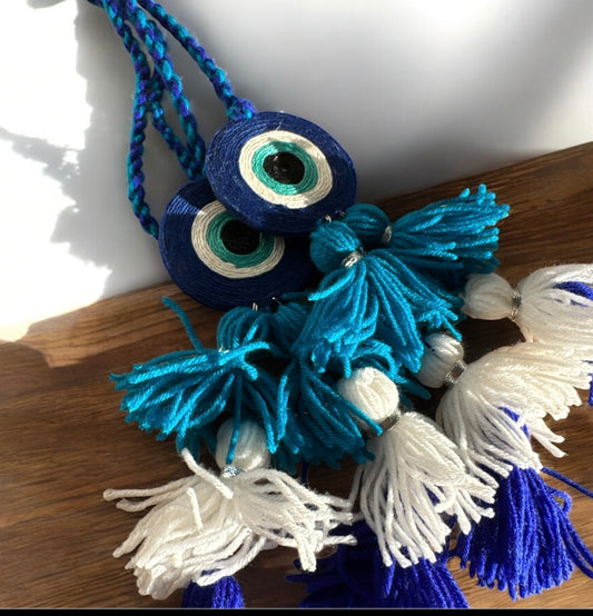 Evil Eye Tassel Hair Parandi