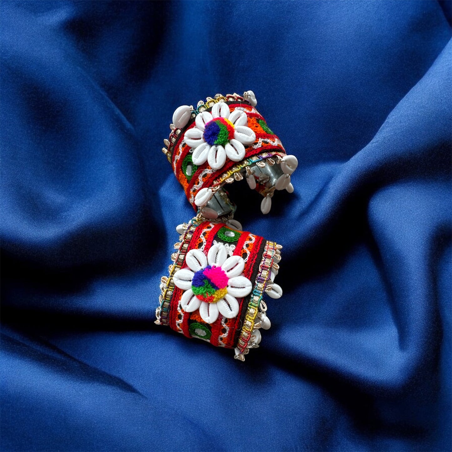 Handcrafted Multicolor Adjustable Kada (Pair of 2)