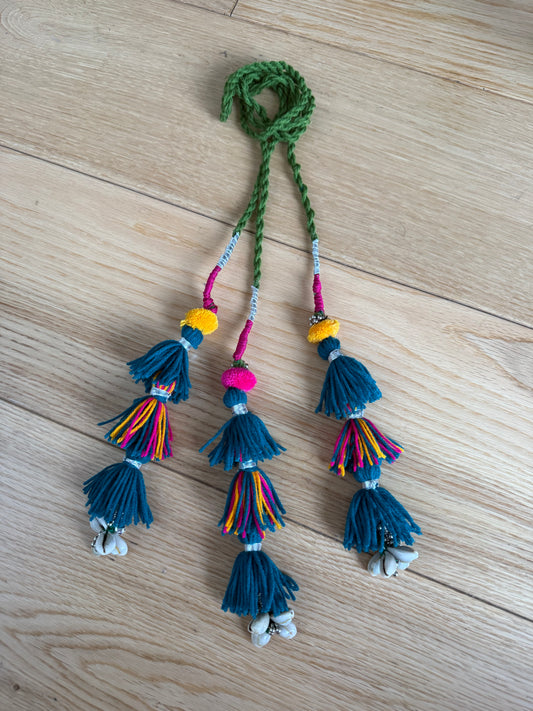 Festive Pom-Pom Tassel Hair Parandi