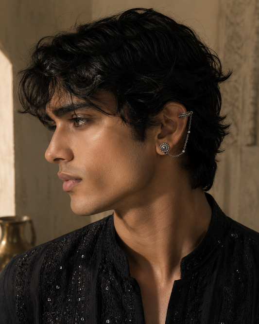 Men’s chain earcuffs