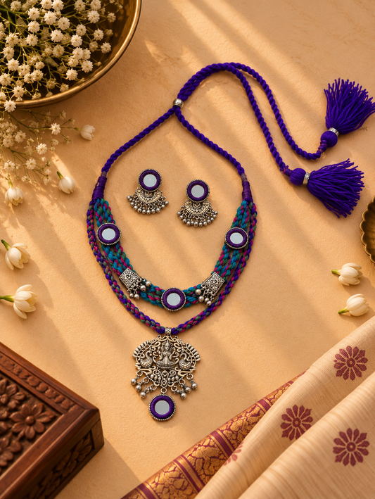 Handmade Morni Shringar Necklace