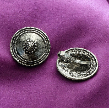 Earcuff Single | Ethnic Silver-Look Garba Jewellery
