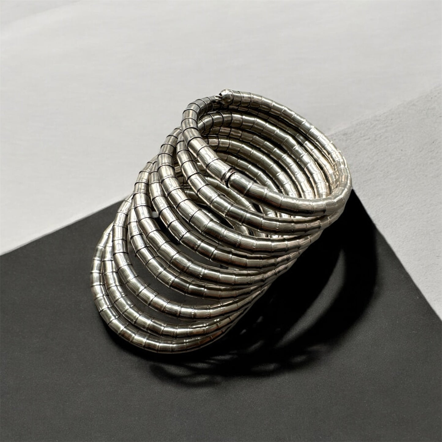 Silver Spiral Bracelet – Timeless Twist