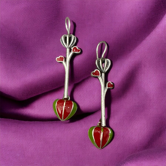 Oxidised Arrow Stud Earrings