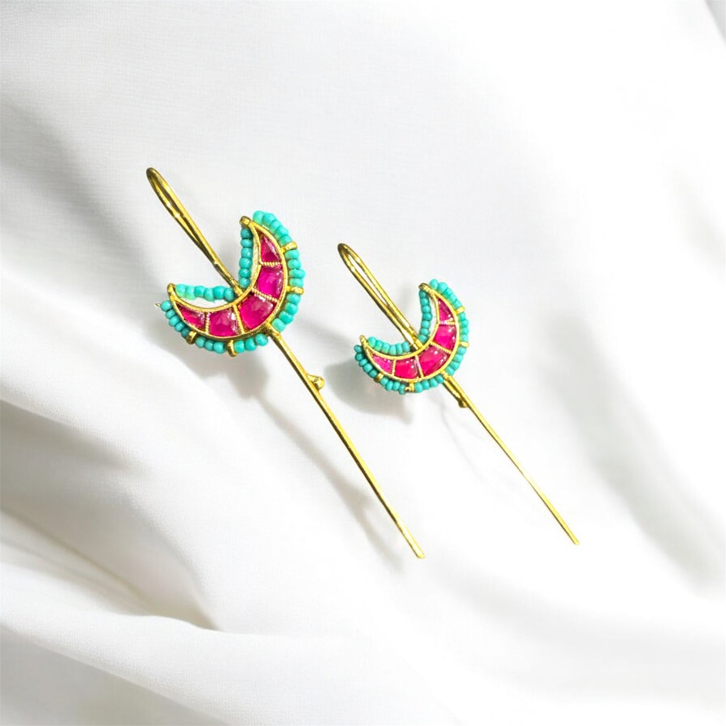 Trending 2025 Golden Moon Kundan Ear Cuff – Navratri Special Celestial Jewelry