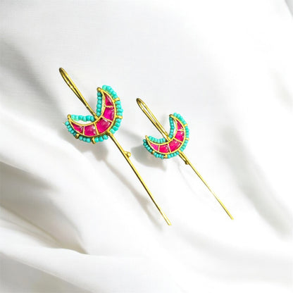 Trending 2025 Golden Moon Kundan Ear Cuff – Navratri Special Celestial Jewellery (Single)